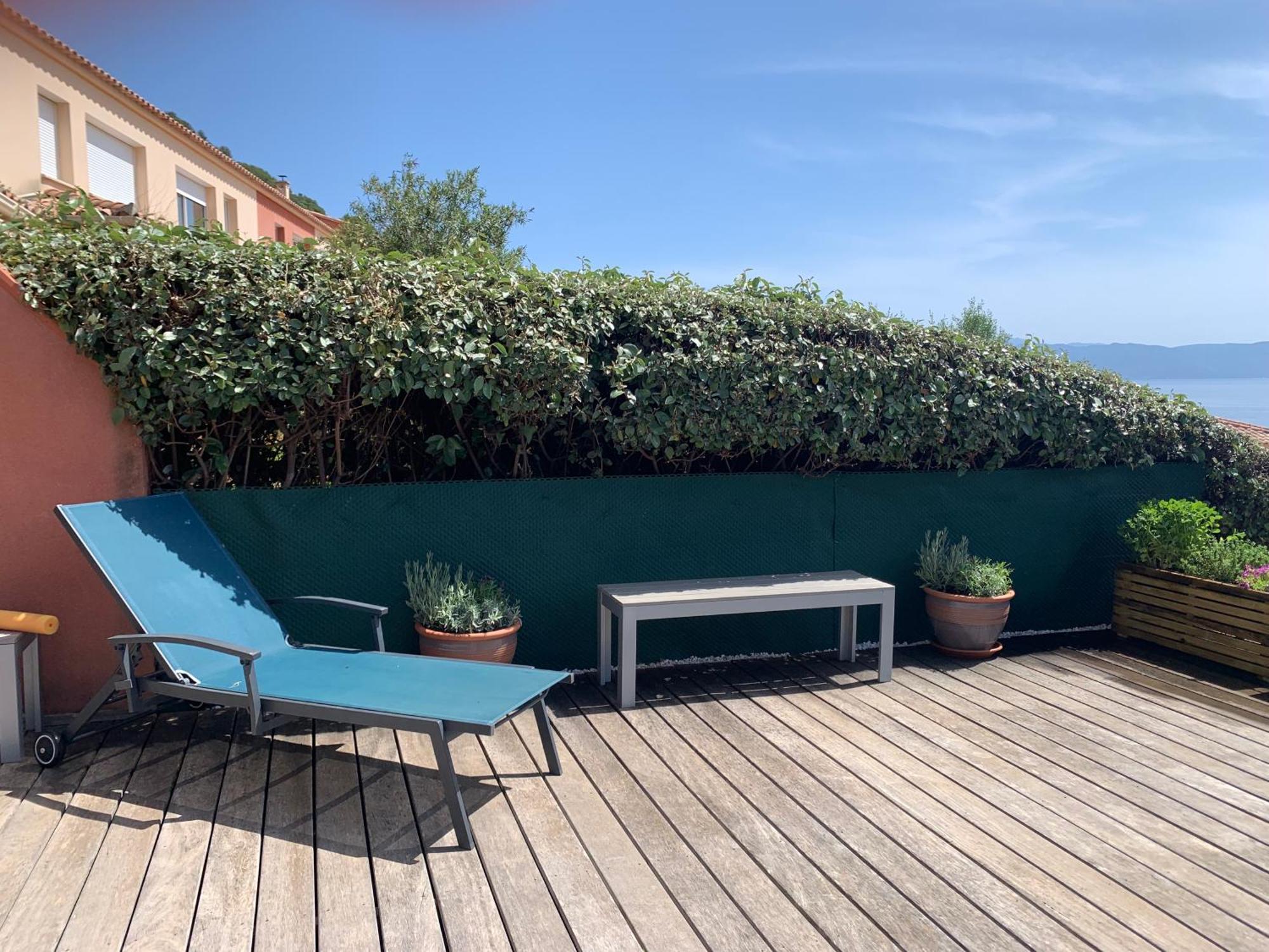 Ajaccio Maison Bord De Mer Dans Residence Avec Piscine Esterno foto